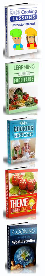 Kids cooking lessons plans for children 3-18 years old from Kids