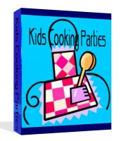kids cooking parties ebook cover