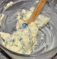 making herb butter