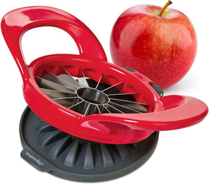 Apple corer for kids food prep
