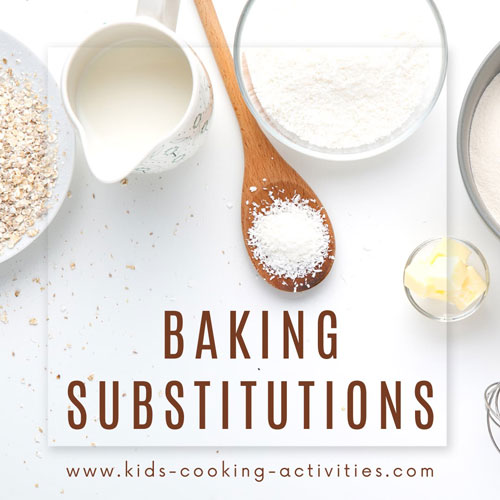 baking sustitutions page information