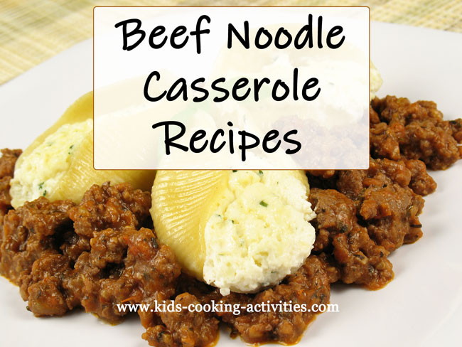 beef noodle casseroles
