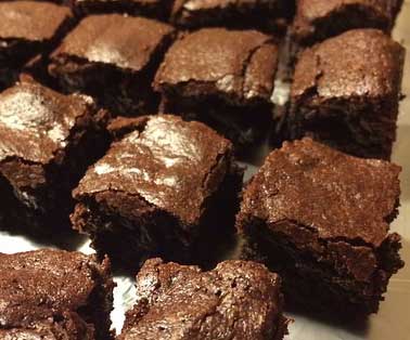 brownies thick and filled