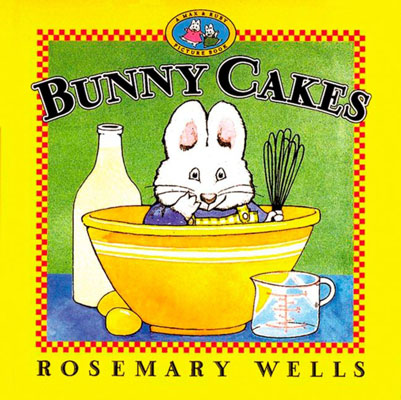 bunny cake reading book