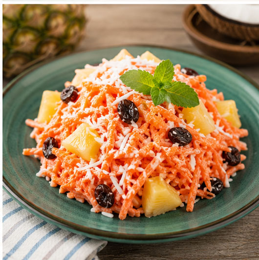 Creamy Tropical Carrot Salad