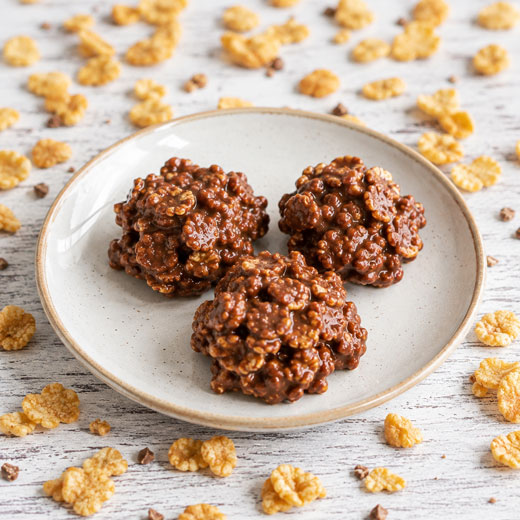 Chocolate cereal clusters