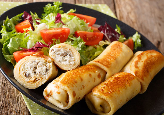 chicken crepes