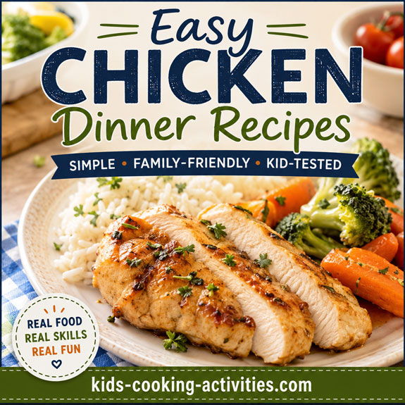 Easy chicken dinner recipes for families and kids
