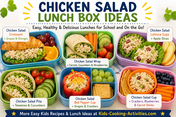 Chicken salad lunch box ideas for kids