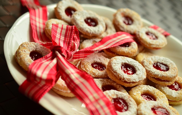 Christmas cookie gift box