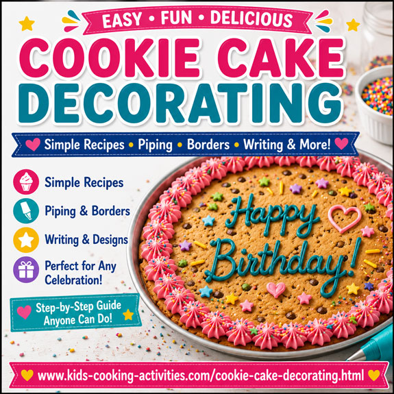 Cookie cake decorating ideas