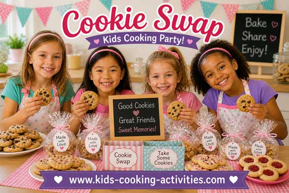 Cookie swap kids cooking party