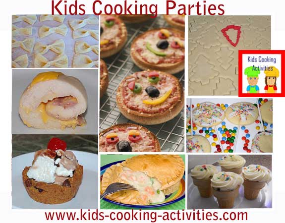 kids cooking party favors