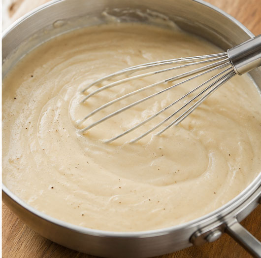 Homemade cream of chicken sauce