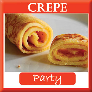 Crepes kids cooking party.