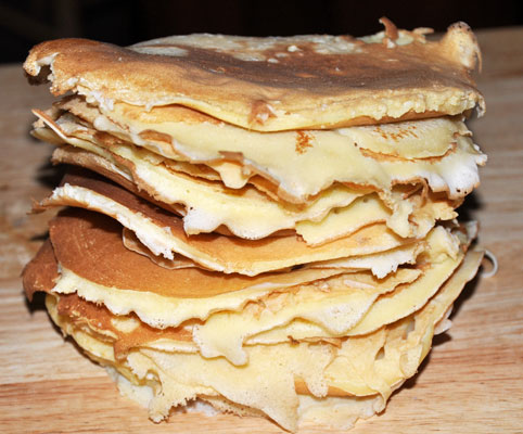 crepes stack