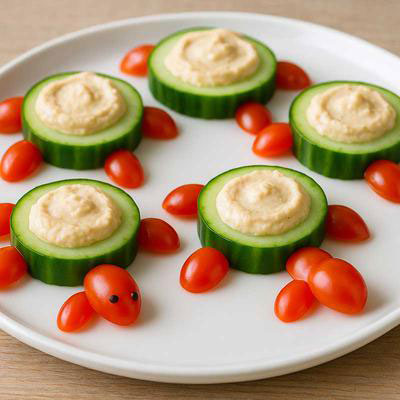 Tortoise cucumber bites