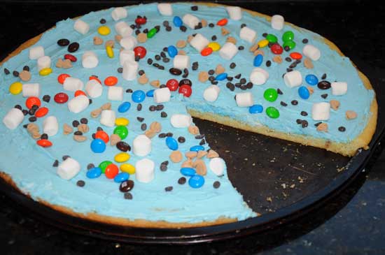 cookie pizza