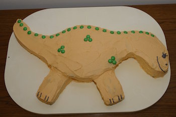 dinosaur cake