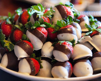 dipped strawberries