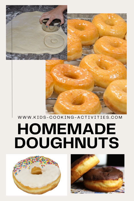 making doughnuts
