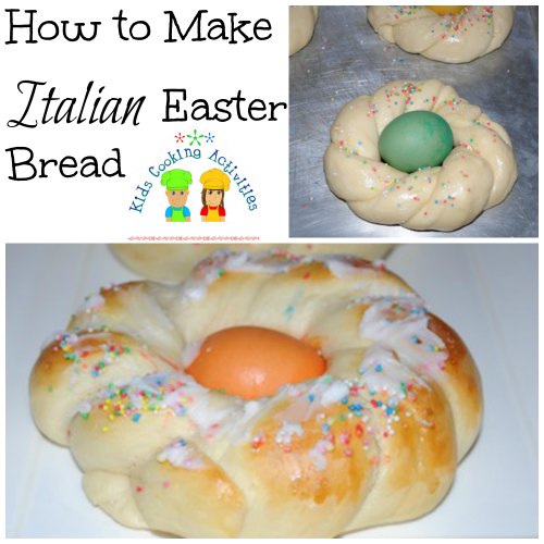 easter bread collage