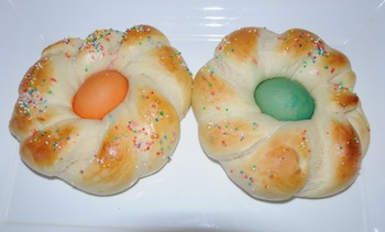 baked easter bread