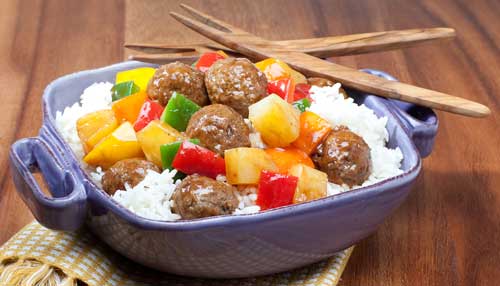 sweet sour meatballs