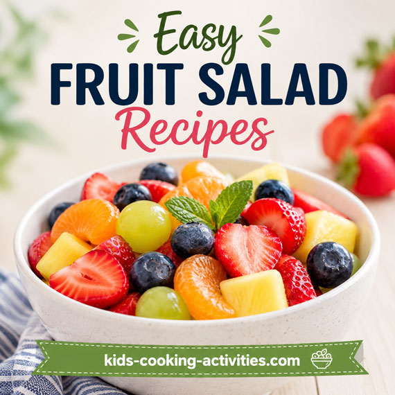 Easy fruit salad recipes with fresh berries, melon, citrus and grapes