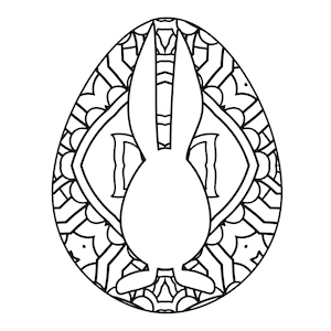 easter mandala coloring pages