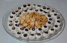 photo of cream cheese eyeballs for kids halloween recipes