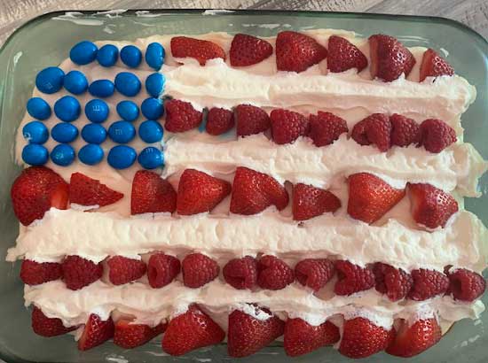 flag cake