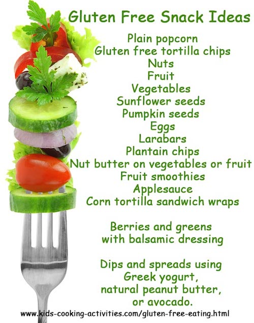 gluten free snack ideas