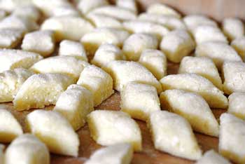 cut potato gnocchi