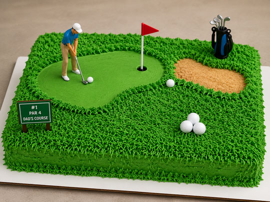 Golf cake