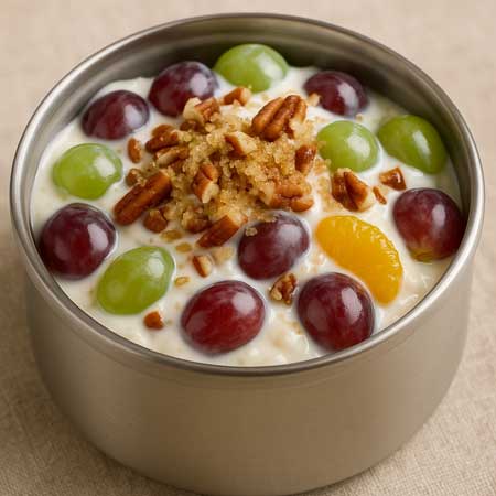 Grape and nut dessert