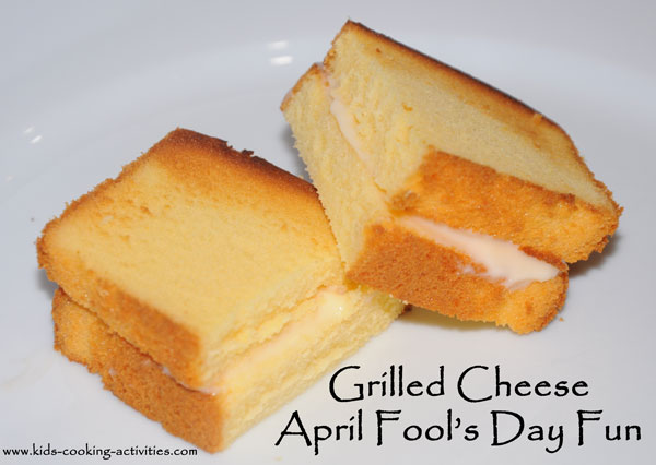 grilled cheese april fools day recipe