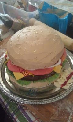 hamburger cake