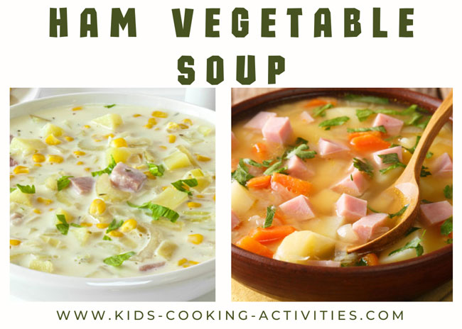 ham vegetable soup recipe