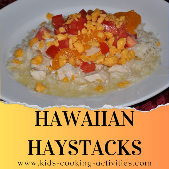 Create a Hawaiian theme dinner for family and friends