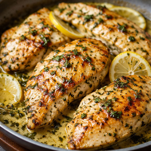 Easy herb butter chicken