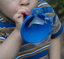 bubble blowing