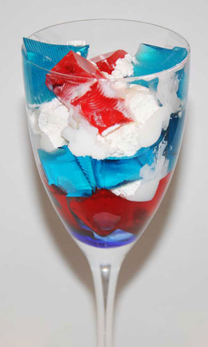 Jell-O parfait