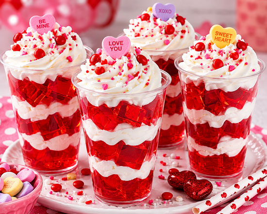 Jell-O parfait