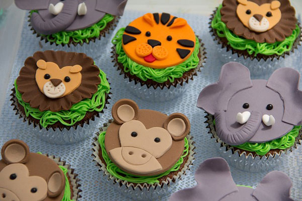 jungle cupcakes
