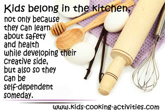 kids belong in the kitchen