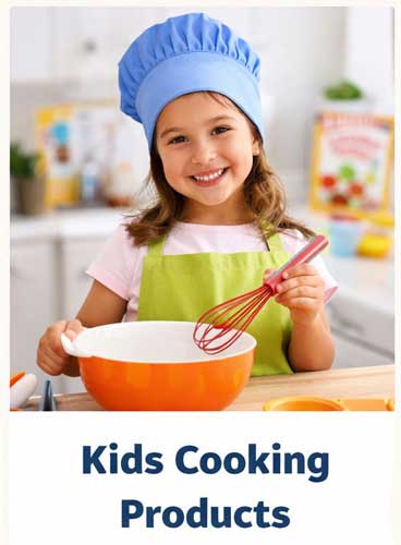 Kids meal cooking sets and supplies