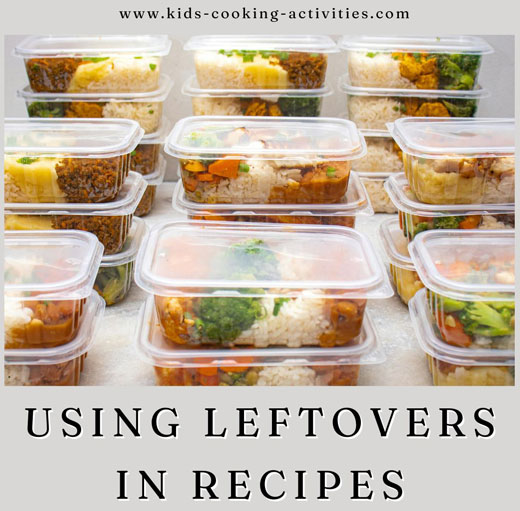 leftovers in fridge