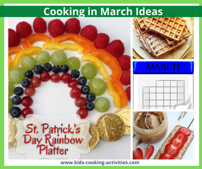 march cooking activities