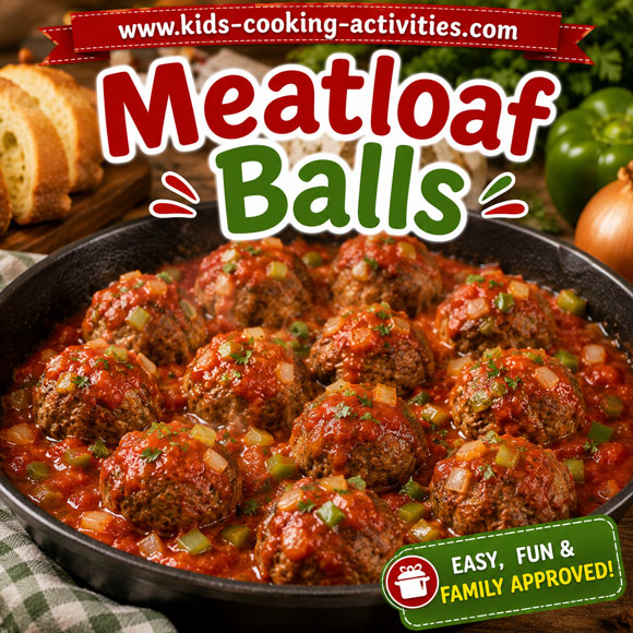 Meatloaf balls in tomato sauce